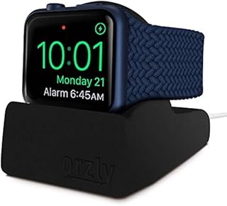 Orzly Charging & Display Stand Designed for ALL series of Apple Watch SE, 6, 5, 4, 3, 2, 1 & ALL screen sizes 44mm, 42mm, 40mm, 38mm