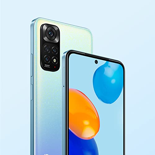 Xiaomi Redmi Note 11 med hörlurar - 4/64 GB, 50 MP, Star Blue