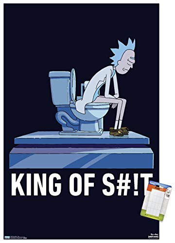 Poster Rick and Morty Toilettes pour Décorer vos WC avec Humour