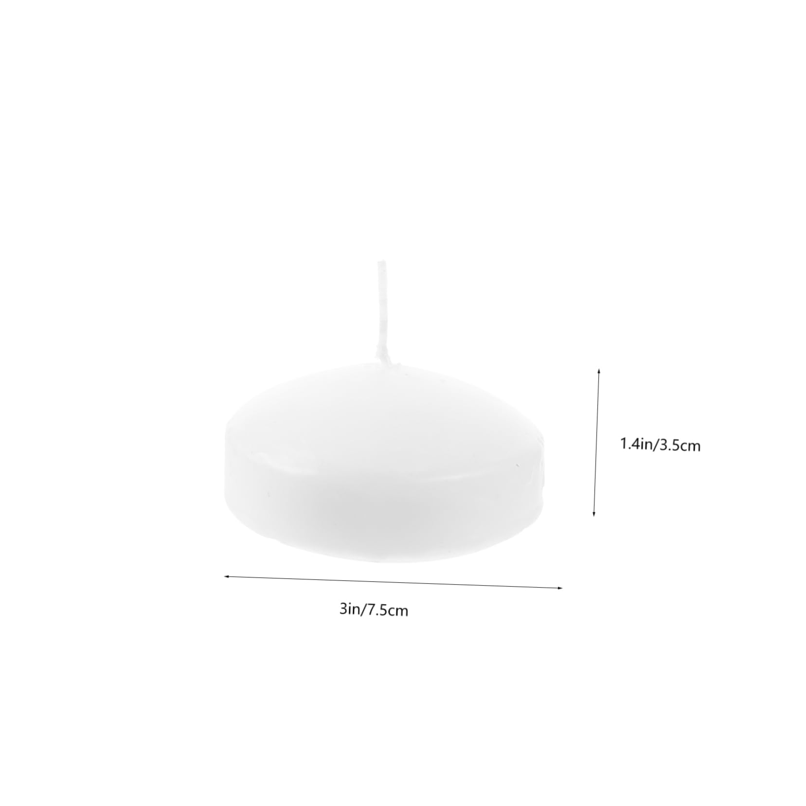 Happyyami 5pcs Unscented Floating Candles Romantic Pool Decorations for Parties and Events Dripless Paraffin Wax for Vases and Centerpieces