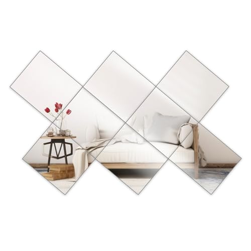 Dulles Glass - Wall Mirrors, 12''x 10'' Glass Wall Mirror