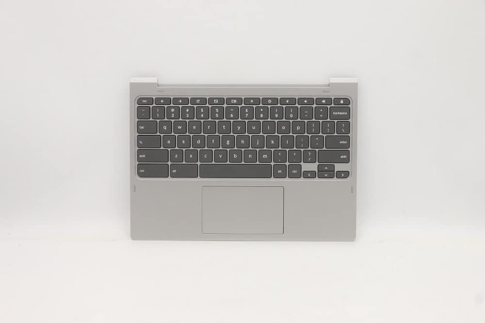 Laptop Palmrest Upper Case Top Cover with Keyboard Touchpad Assembly Replacement for Lenovo Chromebook 11 IdeaPad Flex 3 CB-11M735 82HG 5CB1B34763