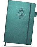 BIROYAL Premium Gym Buch für Hochintensiv-Trainierende, Täglicher Platz für 12 Kraftübungen & 5 Cardio-Sessions, Trainingstagebuch, Trainingsbuch Krafttraining, Fitness Journal für Gym, Heimtraining
