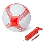 balones futbol sala RENDIMIENTO FIABLE: la cámara interna de butilo garantiza una excelente retención del aire y mantiene la forma del balón; la superficie texturizada ofrece un buen control para los jugadores jóvenes