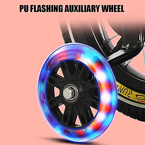 RXDRO Verstellbares Kinderfahrrad Mit StüTzräDern, Karbonstahllegierung, Doppelbremsen, FüR Outdoor-Fahren… – Bild 6