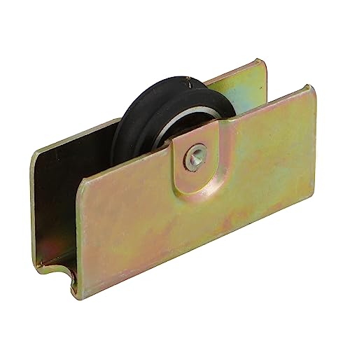 Amig - Rodamiento Ventana Corredera - Juego de 2 unidades - Tamaño 45 x 20 mm - Carcasa Metálica y Rodamiento de Bolas - Diseñado para Ventanas Deslizantes - Acero Bicromatado