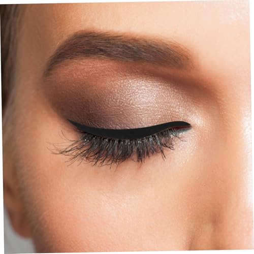 80 pares de adhesivos negros para delineador y sombras de ojos miniatura 6