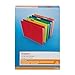 Staples Reinforced Hanging File Folders, Letter Size, 5‑Tab, Blue/Green/Red/Orange/Yellow, Durable Construction – 50/Carton
