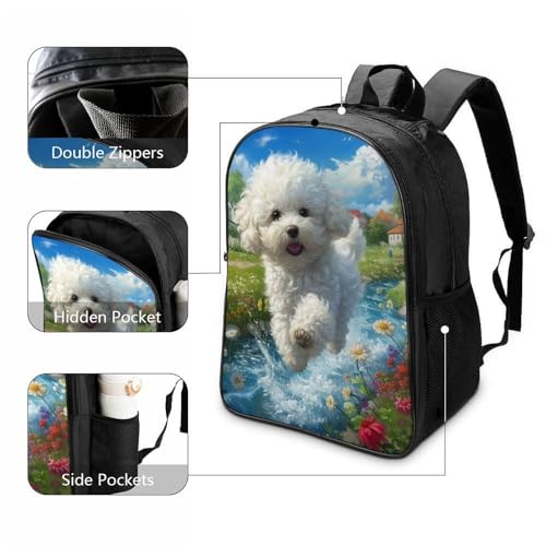 Regalos para niños mochilas escolares Bixiong Dog con relieve 3D para la vuelta al cole 3