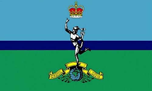 Perfectflags Royal Signals Corps Flag 5ft x 3ft Large - 100% Polyester - Metal Eyelets - Double Stitched