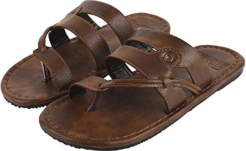 Image of DRUNKEN Slippers For Mens Synthetic Leather Slides Flips Flops non slip