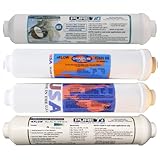 4 Filter Inline Set for 5-stage Universal Countertop RO Reverse Osmosis System