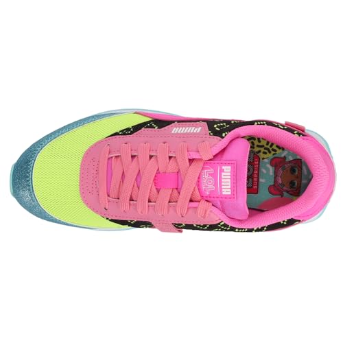 PUMA Kids Girls Future Rider Vrqt Lace Up Sneakers Shoes Casual - Blue, Pink - Size 7 M4