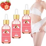 PAZRSASX Aceite Corporal de Fresa, Aceite Corporal con Fragancia, Aceite hidratante y nutritivo