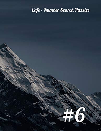 Cafe - Number Search Puzzles #6 (Volume)