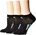 adidas Women's Climacool Superlite No Show Socks (3-Pack), Black/Pastel Multi, Size 5-10