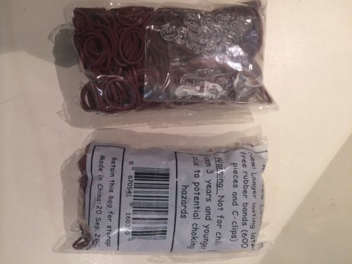 Twistz Bands Rainbow Looms Rubber Band Glow in the Dark Refil Pack