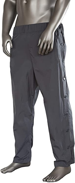 Funny Guy Mugs Tear Away Pull On Pants - Post-Surgery Snap Button Tearaway Elastic Waist Pants - Retro Windbreaker Pants4