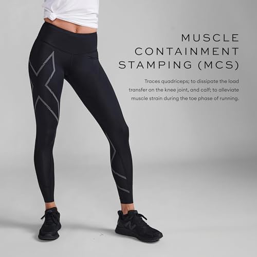 2XU Women's Light Speed Compression Tights - Lightweight & Flexible Support for Improved Running Performance4