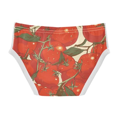 KLL Seamless Tomatoes Vegetable Toddler Boys' Soft Underwear Briefs Breathable Children Undies2