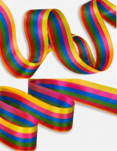 Image of BookMyCostume Gymnastic & Rhythmic Dance Ribbon Wand Collection - 2-Meter Ribbon Sticks - Ideal for School Sports Day & Gymnastic Training - Fancy Dress Costume Accessories for Kids, Teens & Adults