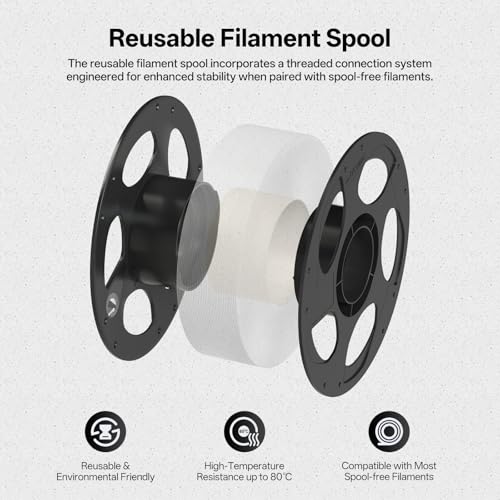 Image of ANYCUBIC Marble PLA 3D Printer Filament, 3D Printing Rock PLA Filament 1.75mm Dimensional Accuracy + /- 0.03mm, 1KG Spool (2.2 lbs), Brick Red