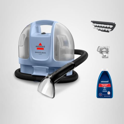 BISSELL SpotClean Mini Polsterreiniger Gerät mit Kabel, Tragbarer Teppichreiniger, Ideal für schnelle Reinigungen, Kompakt & Leicht Waschsauger, Mobiler Nasssauger für Auto, Boot, Sofa & Mehr, 4103N