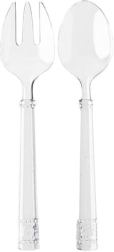 Juliska Isabella - Juego de servidor de ensalada acrílico, 2 unidades