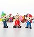 Super Bros Action Figures - 48PCS Super Mary Cake Toppers Birthday Party Favor Decorations, Video Game Figurines Character Toys for Boys Gils Gift