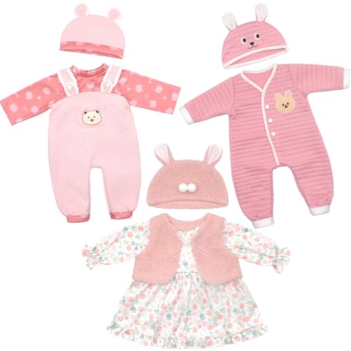 Reborn Doll Clothes for 18-22 Inch Dolls Doll Clothes and Accessories with Hat