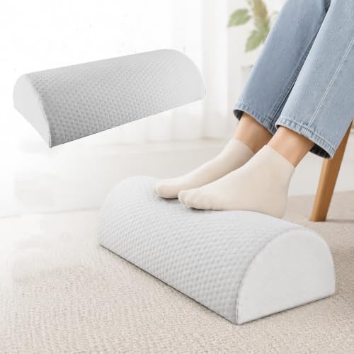 Repose pieds de bureau ergonomique améliorant la posture des jambes et soulageant les genoux