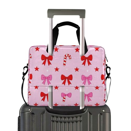 Funda para portátiles 15.6 pulg con correa y asa rosa miniatura 4
