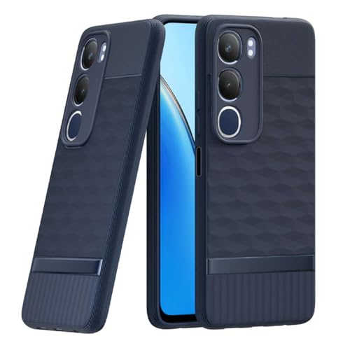 Image of Shockproof Case for Vivo Y29 5G / Y19s 4G | Full Camera Protection | TPU Flexible Back Cover for Vivo Y29 5G / Y19s 4G (Steel Blue)