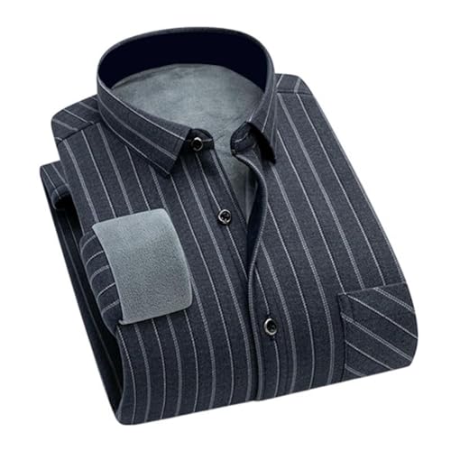 Chemise doublée polaire homme contre le froid veste thermique épaisse