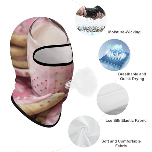 Balaclava para hombre, máscara para esquí y ciclismo, cubreboca térmico para invierno, protección facial y cervical miniatura 3
