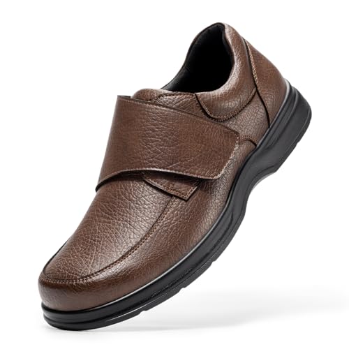 FitVille Diabetic Dress Shoes Strap Closure