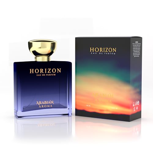 Image of Arabian Aroma Horizon Perfume for Men, Fresh and Long-Lasting Perfume for Him, Gentlemen and Mature Fragrances, Eau De Perfume.