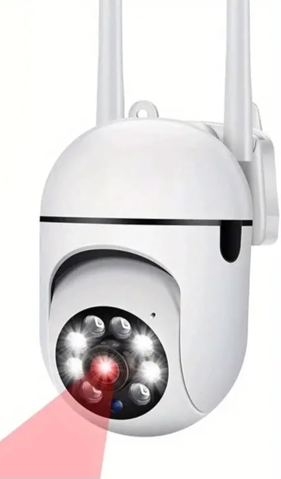 Genérico Cámara de Vigilancia WiFi 5G/ Interior/Visión Nocturna/Audio Bidireccional/Detección de...