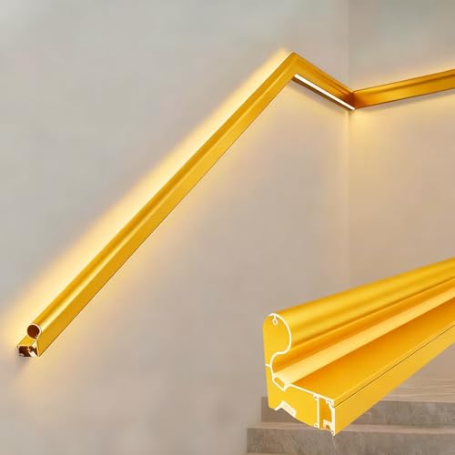Éclairage LED pour garde-corps d'escalier et marches intérieures