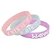 Produktbild BTS Armband, Silikon Armband Suga Jin Jimin Jung Kook Rap Monster V Armband Gym Freizeit & Fitness Armband Geschenk für Army 2 Stück (Mehrfarbig)