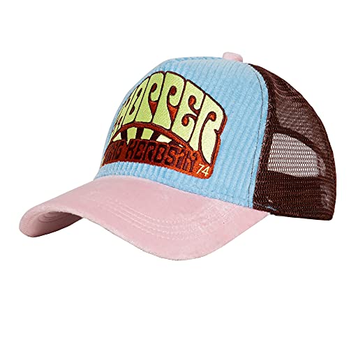 Queen Kerosin Casquette trucker pour femme | broderie | maille | cord | look vintage chopper Cover