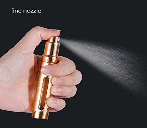 Tvoip 12ML 6 Colors Portable Mini Travel Perfume Bottle Atomizer Refillable Empty Spray Bottle for Women & Men Spray Scent Aftershave - Thumbnail 4