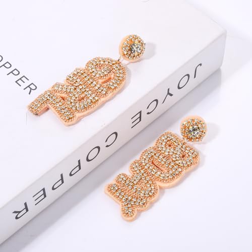 Beaded Birthday Earrings Cake Happy Birthday Earrings Handmade Drop Dangle Earrings Celebration Birthday Party Jewelry3