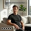 Xact Men’s T-Shirts 5 Pack – 100% Cotton Plain Crew Neck Tees, Regular Fit Short Sleeve Multipack (5-Pack - Solid Black) XXXL #2