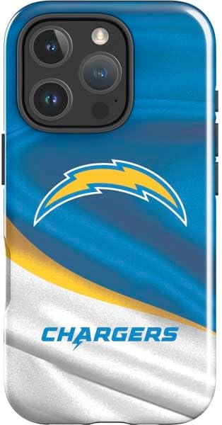 Skinit Impact Phone Case Compatible with iPhone 16 Pro Max - Officially Licensed NFL Los Angeles Chargers Team Motto Design