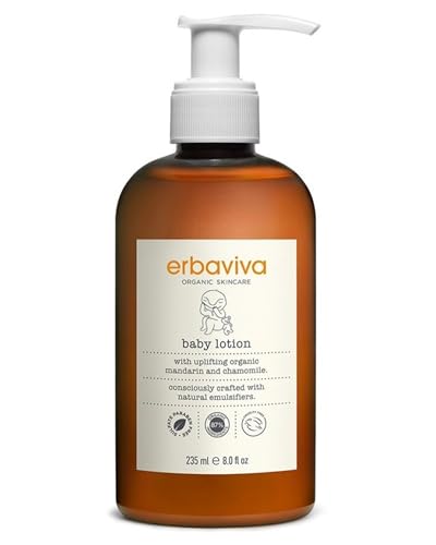 Image of erbaviva Organic Baby Lotion, 8 Fl Oz