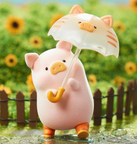 Lulu The Piggy Travel Series 1PC Cute Pig Blind Box Figures Collectible Toys Birthday Gift