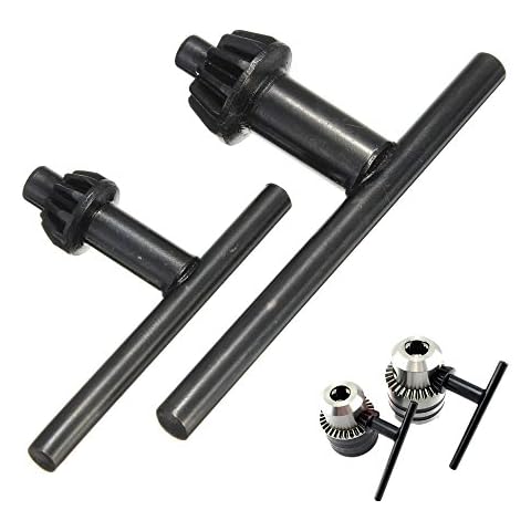 Wideskall 2 Pcs Drill Press Replacement Drill Chuck Keys Set 3/8" & 1/2" Cover