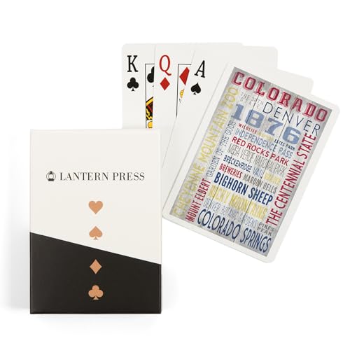 Lantern Press Colorado, 52 cartas de poker
