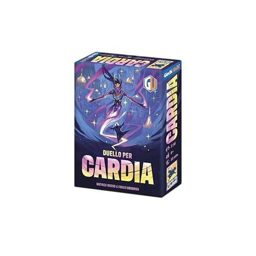 Giochi Uniti - Cardia, Gioco da tavolo, 2 (4) Giocatori, 9+ Anni, GU856, Edizione italiana